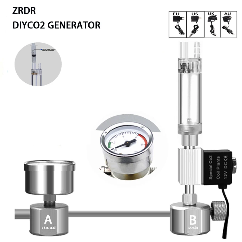 Planted Aquarium Equipment - Bể Cá Tự Làm CO2 Lò