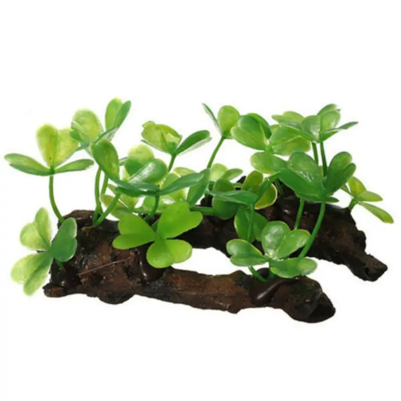 Plastic Artificial Turtle Tree - đánh giá và giá Planted Aquarium With Driftwood