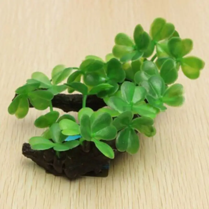 Plastic Artificial Turtle Tree - đánh giá và giá Planted Aquarium With Driftwood