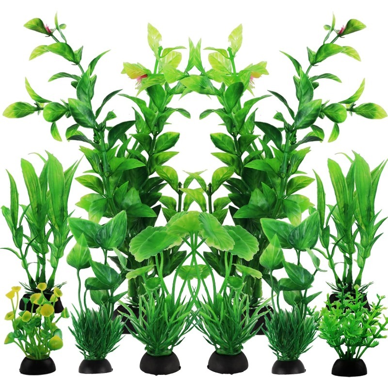 10Pcs/set Artificial Aquarium  - đánh giá và giá Aquarium Plant Vine