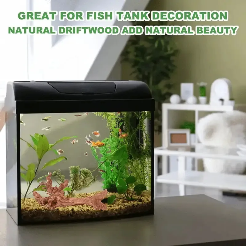 New Natural Small Tree Trunk D - đánh giá và giá Planted Aquarium With Driftwood
