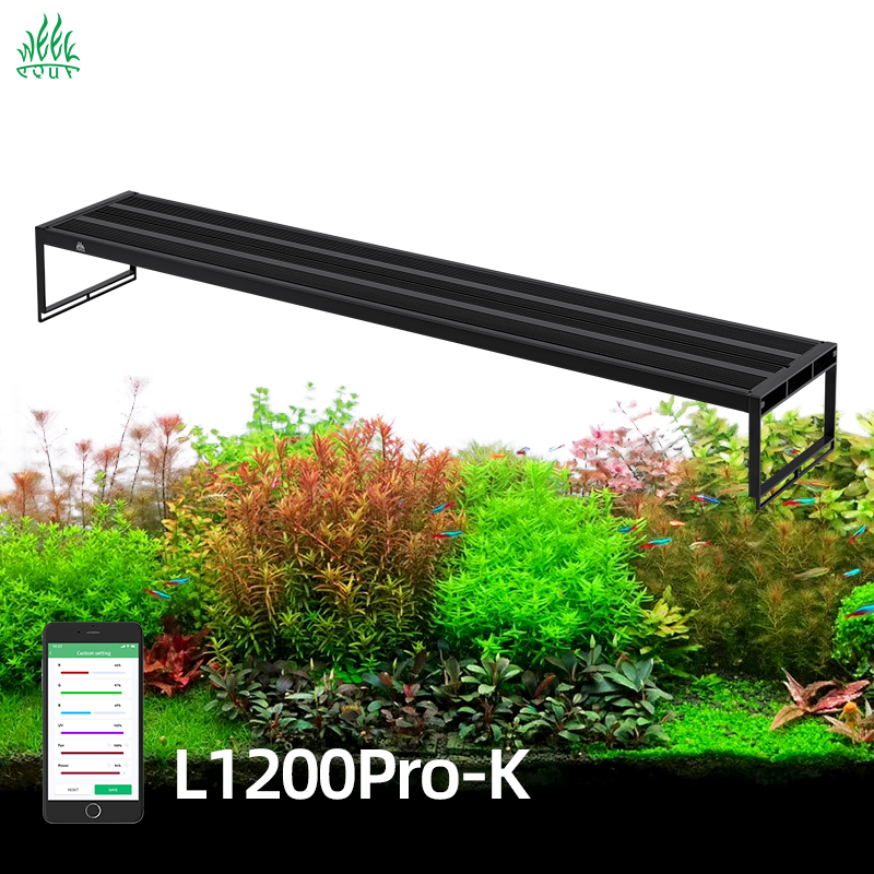 WEEKAQUA L1200K Pro 120CM APP  - đánh giá và giá Planted Aquarium Cycling