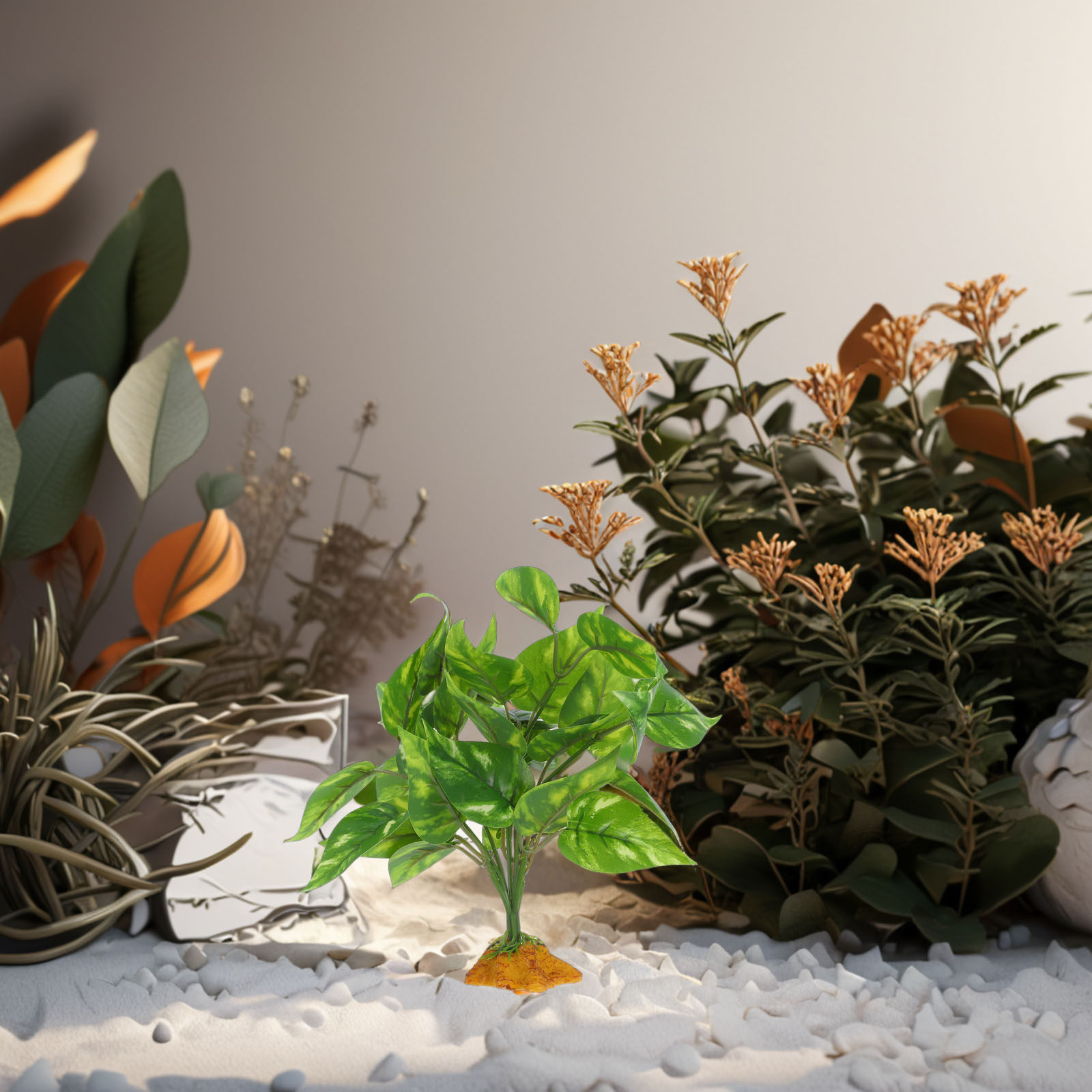 Safe Non-Toxic Realistic Artif - đánh giá và giá Planted Aquarium Bowl