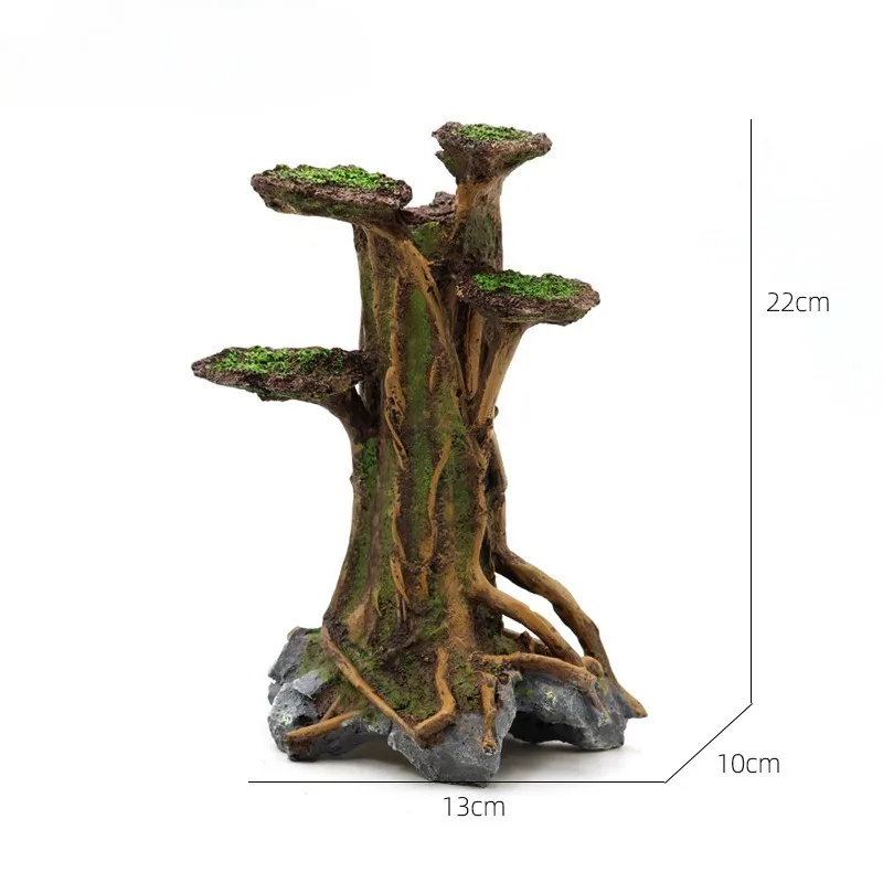 Artificial Moss Tree Driftwood - đánh giá và giá Planted Aquarium With Driftwood