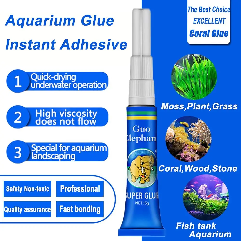 Fish Tank Landscaping Moss Glu - đánh giá và giá Aquarium Plant Glue Gel