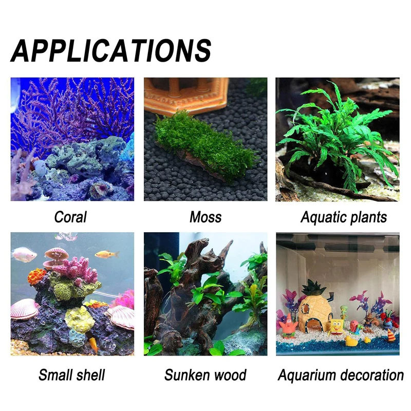Fish Tank Landscaping Moss Glu - đánh giá và giá Aquarium Plant Glue Gel