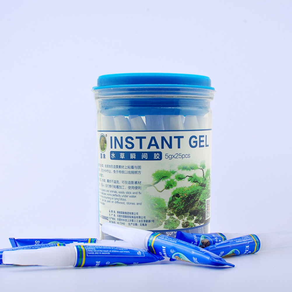 20-5Pcs Fish Tank Landscaping  - đánh giá và giá Aquarium Plant Glue Gel