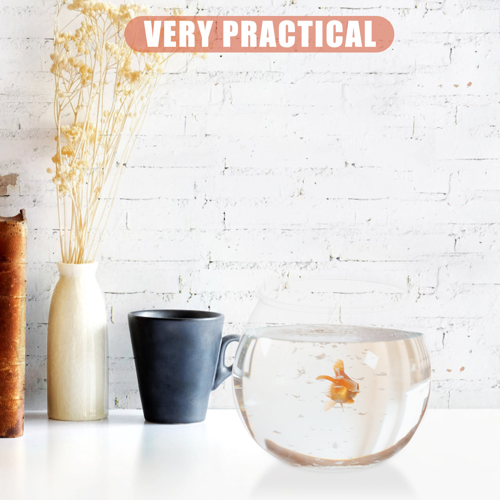 4Pcs Mini Plastic Fish Tank Cl - đánh giá và giá Planted Aquarium Bowl