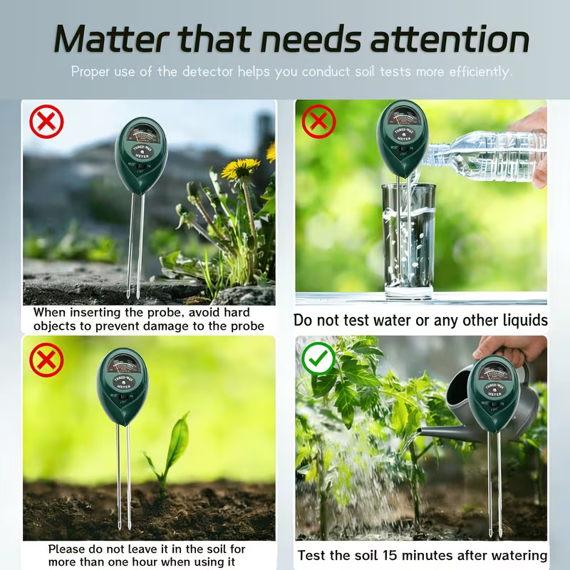 3-in-1 Soil Tester (Moisture,  - đánh giá và giá Tissue Culture Plant