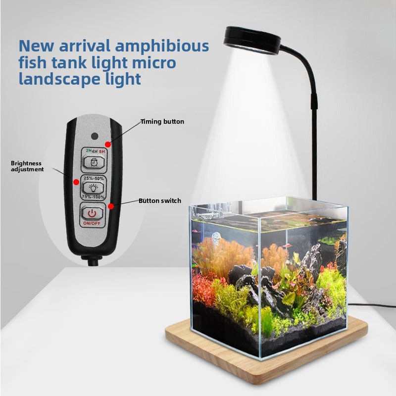 USB Timed Dimming Ultra-White  - đánh giá và giá Aquarium Plant On Wood